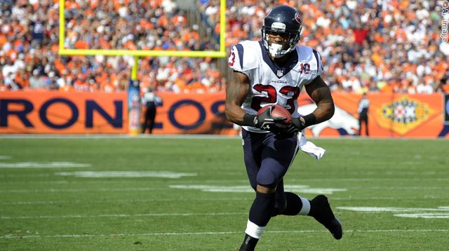 11th Aug 2012. Texans RB Arian Foster (23) in action during the