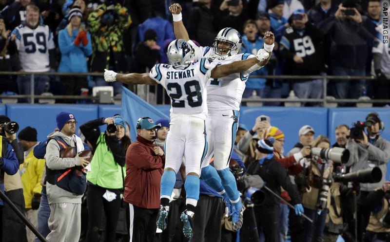 Newton, Panthers rout Cardinals, 49-15 for NFC title