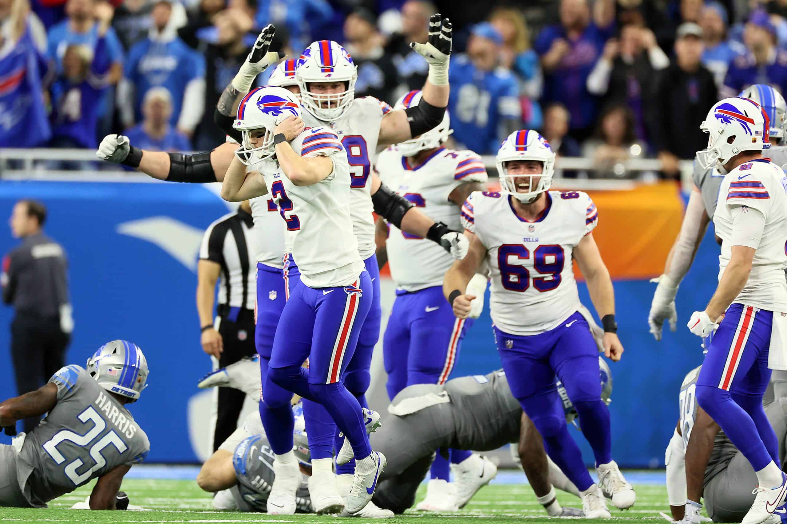 Bills make field goal in final seconds to beat Lions 28-25